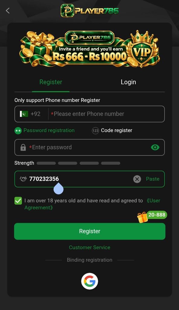 Player786 Game